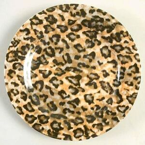 Tienshan Leopard dessert/salad plate